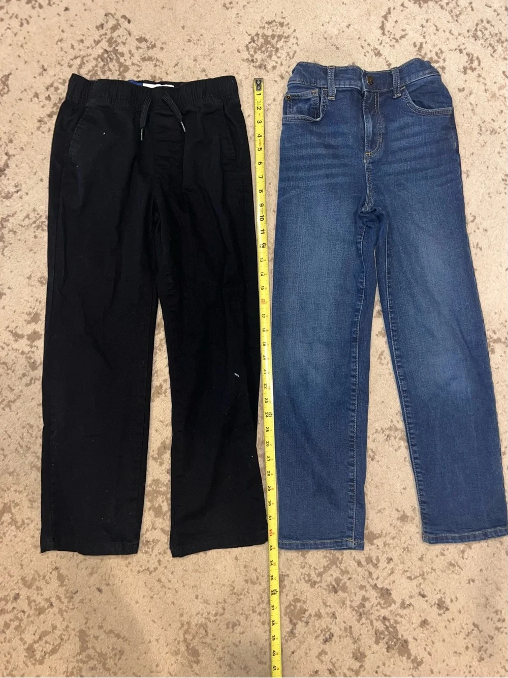 Old Navy & Kohls Boy’s Jeans - Black and Denim- 10/12